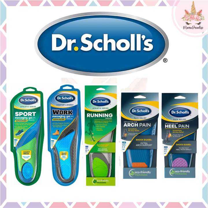 *พร้อมส่ง/ของแท้‼️* Dr.Scholl Work Insoles/ Running Insoles/ Sport