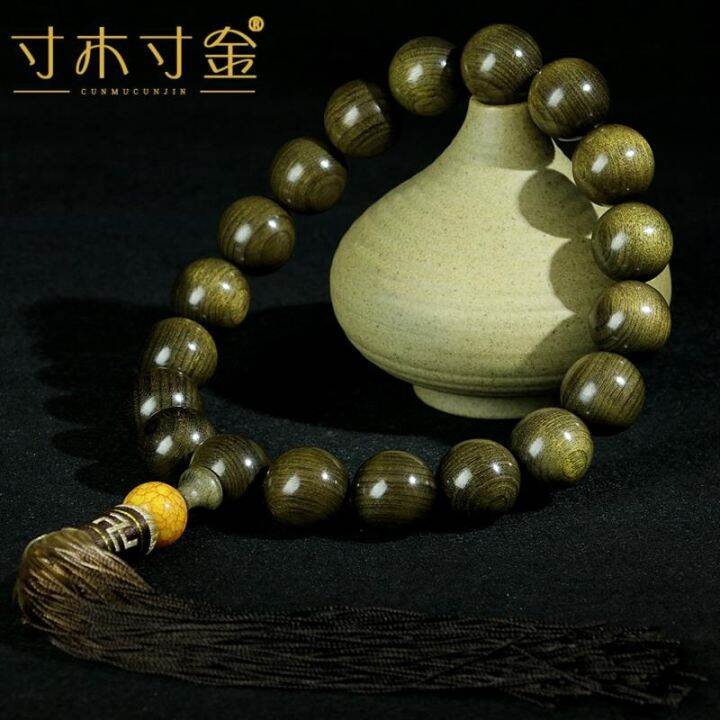 sichuan-gloomy-gold-silk-nanmu-bracelet-2-0cm-19-pcs-hand-held-rosary-old-material-gold-silk-cats-eye-buddha-bead-car-pendant