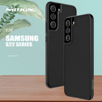 HongYueNuanTongSheBeiYou Nillkin สำหรับ Samsung Galaxy S22 Plus เคสใยสังเคราะห์บางเฉียบนุ่มโทรศัพท์สัมผัสสำหรับ Samsung Galaxy S22ฝาหลัง5G
