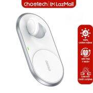 Đế sạc nhanh không dây 2 in 1 dùng cho điện thoại có hỗ trợ tính năng sạc