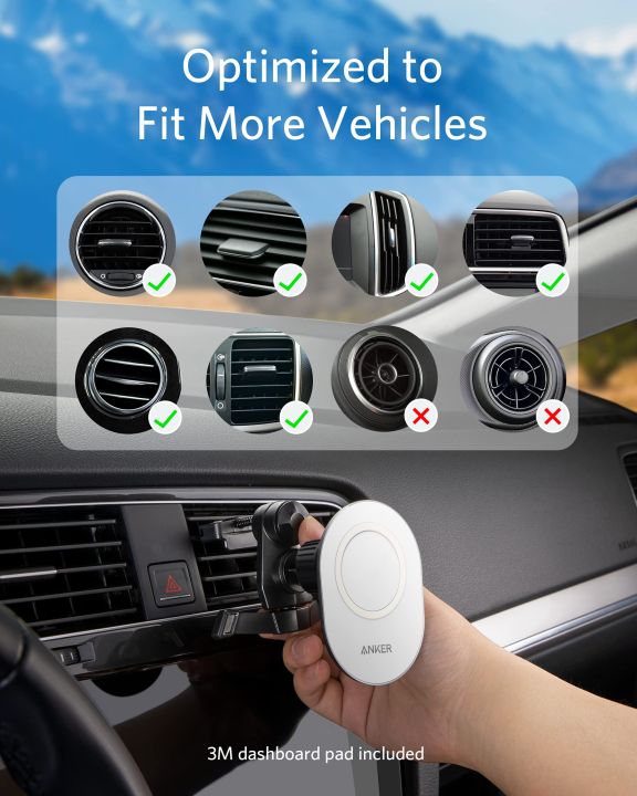 anker-แม่เหล็กติดตั้งกับรถยนต์สำหรับ-iphone-13-amp-12-ระบายอากาศในรถยนต์ที่วางโทรศัพท์-ปรับติดตั้งกับรถยนต์-สำหรับ-iphone-13-iphone-13-pro-iphone-13-pro-max-iphone-13-mini-ไม่รองรับการชาร์จ