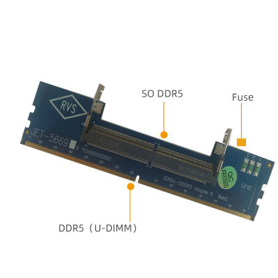แล็ปท็อป DDR5แรมความจำไปยังเดสก์ท็อป DDR5 U-DIMM การ์ดทดสอบอะแดปเตอร์ UDIMM