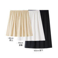 Slip Dress Base Skirt Modal All-Match Solid Color Anti-Exposure Safety Skirt Skirt Underdress Slip Dress Black Short Skirt for Women