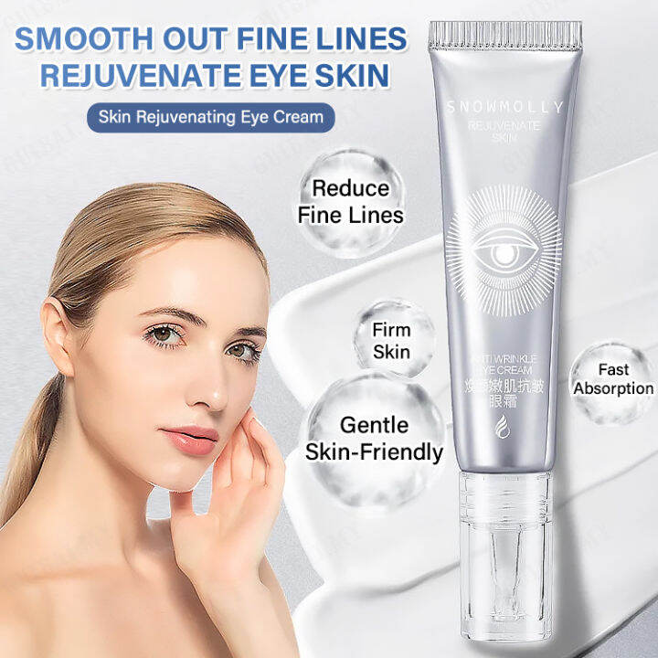 aomulei Smooth and Tight Melting Eye Cream for Under Eye Bags and Crow ...