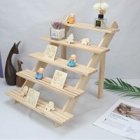 2/3/4/5-Layer Wooden Desktop Storage Rack Desktop Storage Shelf Folding Desk Storage Organizer Heavy-Duty Multifunctional