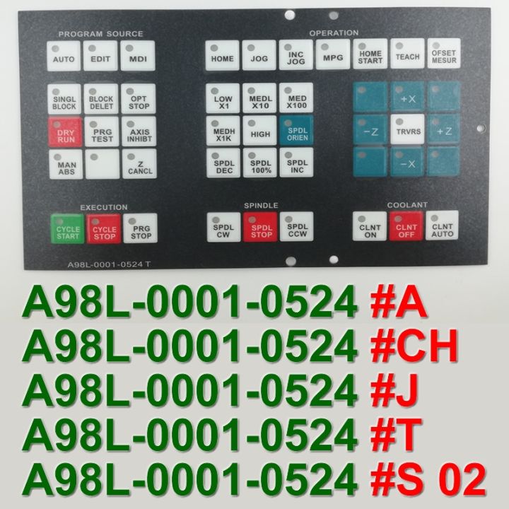 a98l-0001-0524-t-a98l00010524-t-control-machine-operation-panel-keypad-membrane-for-fanuc-cnc-repairfree-shipping