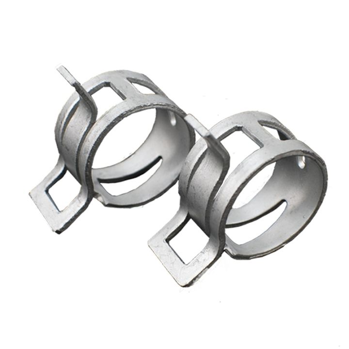 m4-5-5-6-7-8-9-10-11-12-37mm-10pcs-hose-clamps-fuel-hose-line-water-pipe-clamp-hoops-air-tube-fastener-spring-clips-galvanized