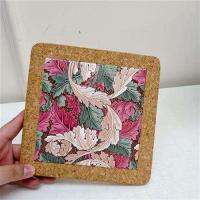 ? ? [Fast delivery] 38833 WEDOZAKKA Morris pattern 3D ceramic cork tray mat 19.5cm