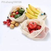 vegetable fruit bagstorage bag Reusable Produce BagsEco-Friendly100 Organic Cotton Mesh Bags Bio-degradable Kitchen