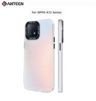 แอนเทนสำหรับ OPPO A72 A97เคส A7เคสแข็งป้องกันปลอกกล้องเลเซอร์โปร่งแสงเปลี่ยนสีได้สำหรับ OPPO A72 A97 A7