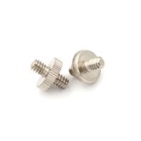 2pcs Camera Accessories 1/4"Male to 1/4"Male Threaded Screw Convert Adapter For Camera Tripod Ballhead Double Male Screw Adapter