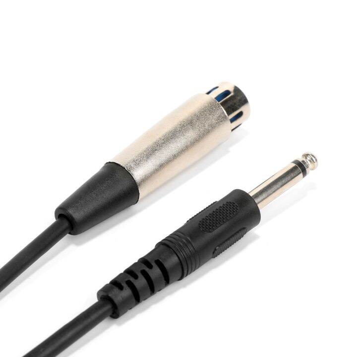 1-5m-3m-5m-10m-สายไมโครโฟนสายไฟ-xlr-female-to-jack-6-35-มม