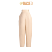 MOM Pants in Beige กางเกงขายาวสีครีม ทรงมัม