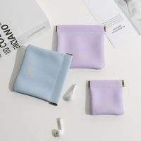 【CW】☞▽▼  Leather Coin Purse Small Earphone Headphone Organizer Sundry Storage