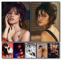 Camila Cabello Pop Music Singer ภาพวาดผ้าใบพิมพ์ภาพโปสเตอร์และพิมพ์ภาพผนังแฟนของขวัญสำหรับ Room Home Decor