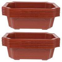 【YF】✘  10 Pcs Thicken Plastic Pot Flowers Gardening Planting  Bonsai Pots Flowerpot Large Outdoor Office