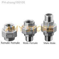 1Pc 1/8 quot; 1/4 3/8 1/2 3/4 1 quot; 1.2 1.5 quot;BSP Male Female Threaded Union Swivel AdapterConnector 304StainlessSteel Pipe CouplerFitting