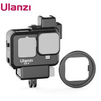 Ulanzi G9-4 Lightweight Cage For Gopro Hero 11 10 9 Black Dual Cold Shoe Camera Cover For Mic LED Light With 52Mm Filter Adapter