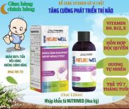 Siro bổ sung vi chất giúp phát triển thần kinh não bộ NMI NEUROWELL xuất