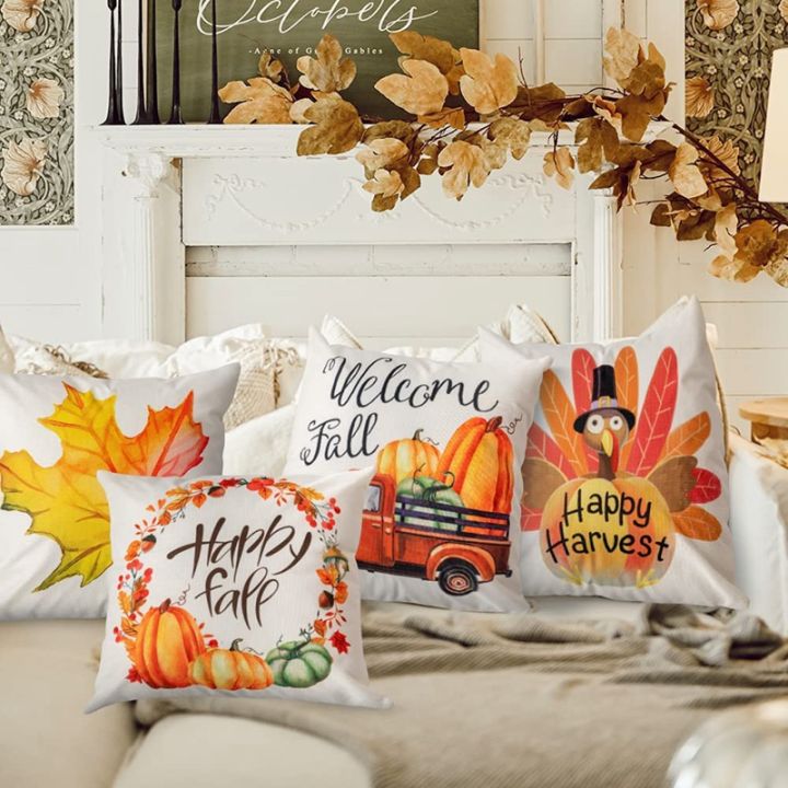 fall-pillow-covers-18x18-fall-decor-for-home-maples-decorative-throw-pillows-set-of-4-happy-fall-sofa-pillow-case