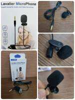 ไมค์นักข่าว ไมโครโฟน Lavalier Microphone สายยาว 1.5 เมตร ไมค์สำหรับ ทำLive สด ผ่านYoutube Facebook