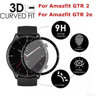 3D Curved Edge Screen Protector For Huami Amazfit GTR 2 GTR2e Tempered Glass Protective Film for Amazfit Watch GTR2 GTR 2e Case Nails  Screws Fastener