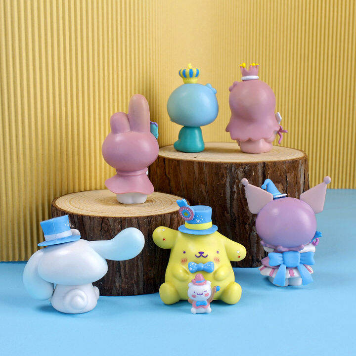6ชิ้น-เซ็ต-sanrio-melody-kuromi-อบเชยเครื่องประดับทำด้วยมือตกแต่งหน้าเค้ก-hiasan-mobil