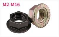 M2 M2.5 M3 M4 M5 M6 M8 M10 M12 M16 Hexagon Flange Nut Lock Anti Selip