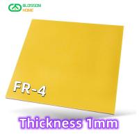 1mm Thick High-quality FR4 Glass Fiber Sheet Yellow 3240 Epoxy Resin Board Insulating Plate Electrical Panels Heat Shield