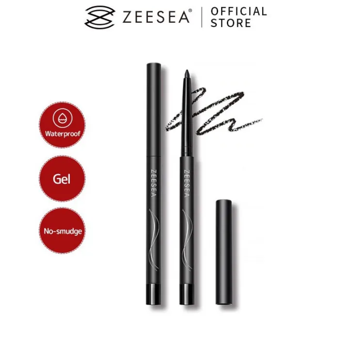 ZEESEA Eyeliner Waterproof 24 Hours Gel Eyeliner Pencil Long Lasting No