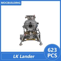 ชุดตัวต่อโมเดลของ LK Lander บล็อกตัวต่อชุดตัวต่อสำหรับของเล่นเทศกาลคริสต์มาสเพื่อการศึกษาที่สร้างสรรค์ของขวัญ623ชิ้น