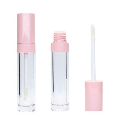 【CW】 6.5ml Pink lip gloss tubes containers Refillable lipgloss Glaze Sample travel Bottle Cosmetics Accessories