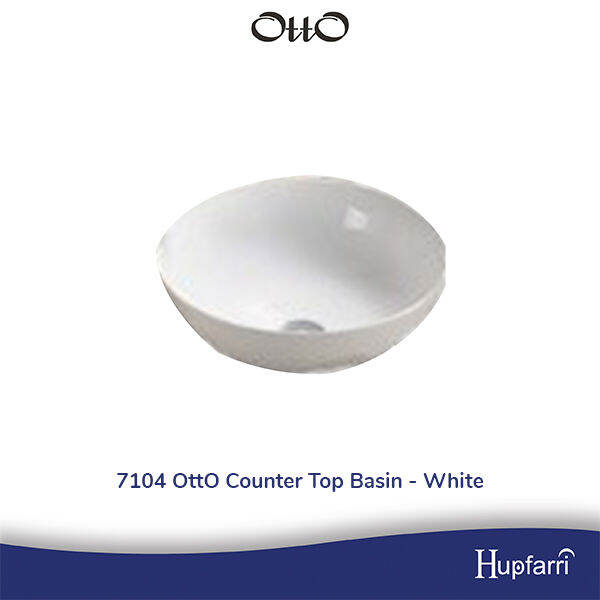 7104 OttO White Counter Top Basin By Hupfarri Lazada Singapore