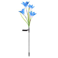 Outdoor Solar Garden Stake Lights 7-Color Changing Lily Flowers Garden Lights Outdoor Decorative for Patio,Yard,Pathway