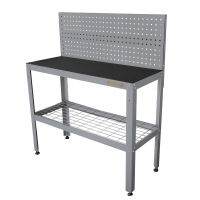 โต๊ะช่างเหล็ก สีเทา / Steel Workbench Gray