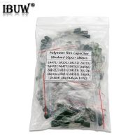 180PCS=18value*10PCS Polyester film capacitor Assorted Kit contains 2A104J 2A332J 2A472J 2A103J 2A333J 2A473J 2A563J 2A223J Electrical Circuitry Parts