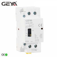 จัดส่งฟรี GEYA GYHC 2จุด63A 2NO หรือ2NC คู่มือครัวเรือน Modular ราง DIN AC คอนแทค AC220V 230โวลต์คู่มือการควบคุม