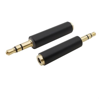 Gold Plated 3.5mm Male to TRRS Female Stereo Microphone 3 Pole Plug 4 Jack Mic Converter