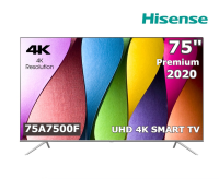 HISENSE 75 นิ้ว 75A7500F Premium UHD 4K SMART TV 2020 สินค้า Clearance