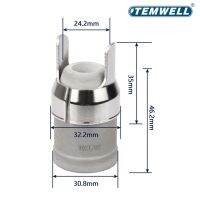 ตัวเว้นระยะแก้ว Pt 100 Pt100 100 Ipt 100 Ptm Ptm100การตัดพลาสมาใช้ที่กั้นแก้วแบบปลายแหลมคู่