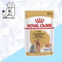 ห้ามพลาด สินค้า ส่งฟรี [12 ซอง] Royal Canin 85g. Yorkshire  อาหารเปียกสุนัขโต สูตรสำหรับสายพันธุ์ยอร์คเชีย