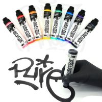 1Pcs Graffiti Flowing Pen Oily Round Head 10mm Signature Pen Street Acrylic paint Marker Waterproof DIY Art Painting