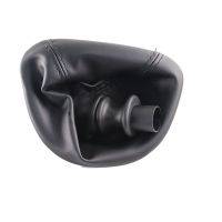 Black Manual PU Leather Manual Shift Gear Knob Lever Gaitor Boot Cover FOR VW CRAFTER I 2E 2F 2006 - 2011 Car Accessories