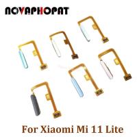 Novaphopat Original สําหรับ Xiaomi Mi 11 Lite ปุ่มลายนิ้วมือสวิตช์เปิดสวิตช์เปิดปิดริบบิ้นควบคุมบ้านปลดล็อกสาย Key Flex