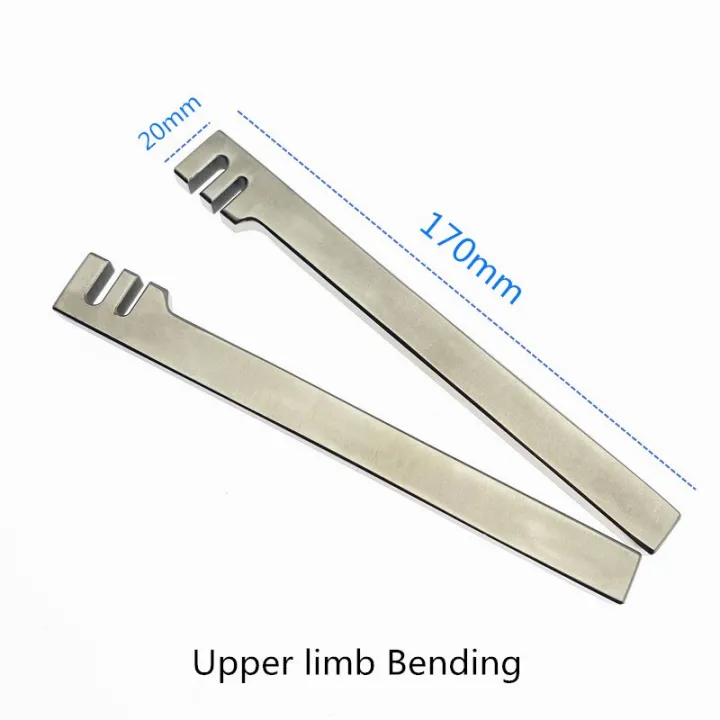 2Pcs/Set Bending Irons For Upper Extremity Veterinary Orthopedics