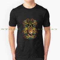 Jaguar Vintage Tshirt T Shirts Bones Crowns Jungle King Animal Maya Aztec Inca Cat Big Cat Feline Mythical God