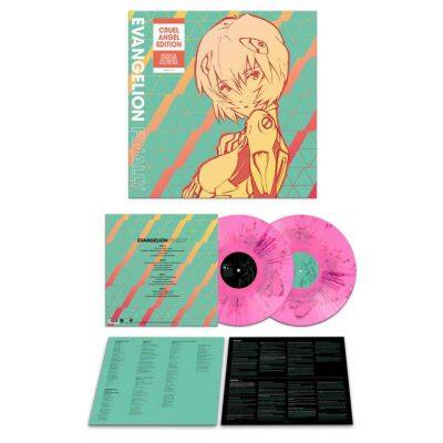 แผ่นเสียง Evangelion Finally,various artist ,2LP,EU, ** Pink Splatter vinyl แผ่นเสียงมือหนึ่ง ซีล