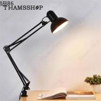 ❀โคมไฟหนีบโต๊ะ โคมไฟตั้งโต๊ะ ปรับระดับได้รอบทิศทาง Table Reading lamp Adjustable with clip E27 MAX 60w thamsshop♠