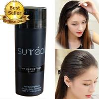 Surreal Hair Building Fibers25g(สีดำ)ผงไฟเบอร์ปิดผมบาง ปิดรอยแสกกว้าง เห็นหนังศรีษะ สามมารถทำให้ผมดูหนาขึ้นอย่างเป็นธรรมชาติ