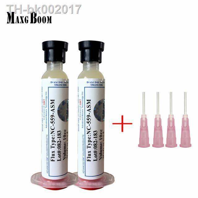 2pcs-lot-made-in-usa-10cc-nc-559-asm-flux-paste-lead-free-solder-paste-solder-flux-4pcs-needles